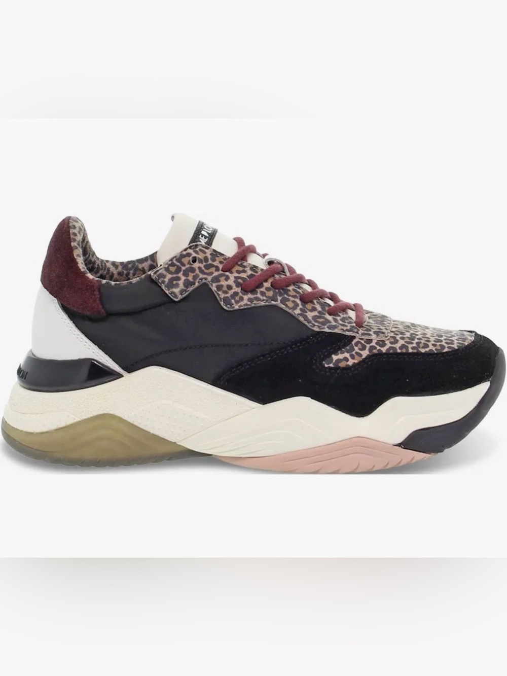 Crime London Magnetic Women's leopard and Suede Sneaker (style code: 25856)